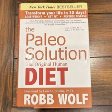 Paleo diet cookbook - Robb Wolf The Paleo Solution Hardcover w/ Dust Jacket