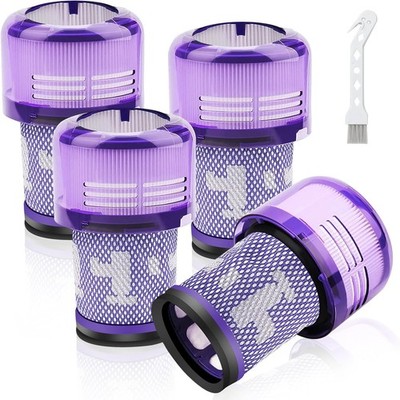 4 Pack Filter Replacement for Dyson V12 Detect Slim Slim Cordless Vacuum
