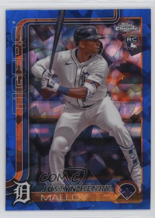 2025 Topps Chrome Sapphire Edition Justyn-Henry Malloy #224 1pr8