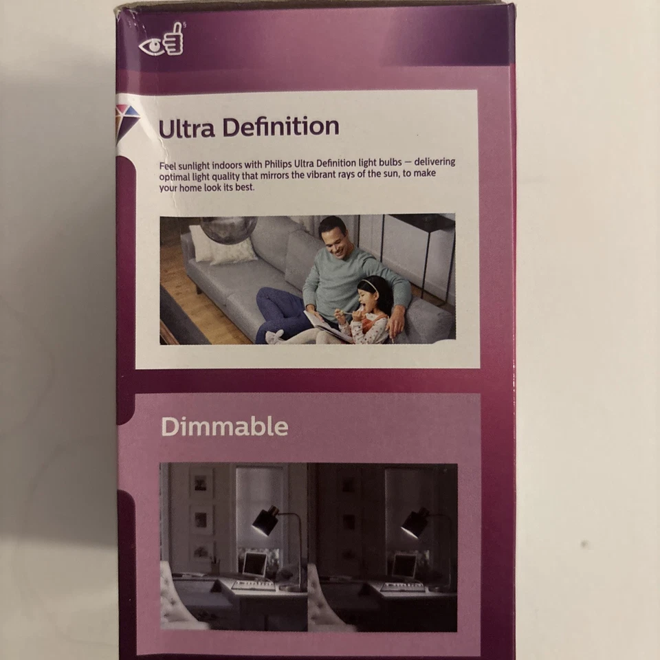 4 Pack - Philips LED 45W R20 Ultra Definition Soft White 450 Lumens 5.5w LED - Image 4 of 4