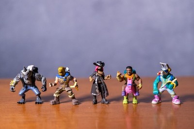 Fortnite Moose Mini Figures Lot 5 Calamity Dire Giddy-Up DJ Yonder