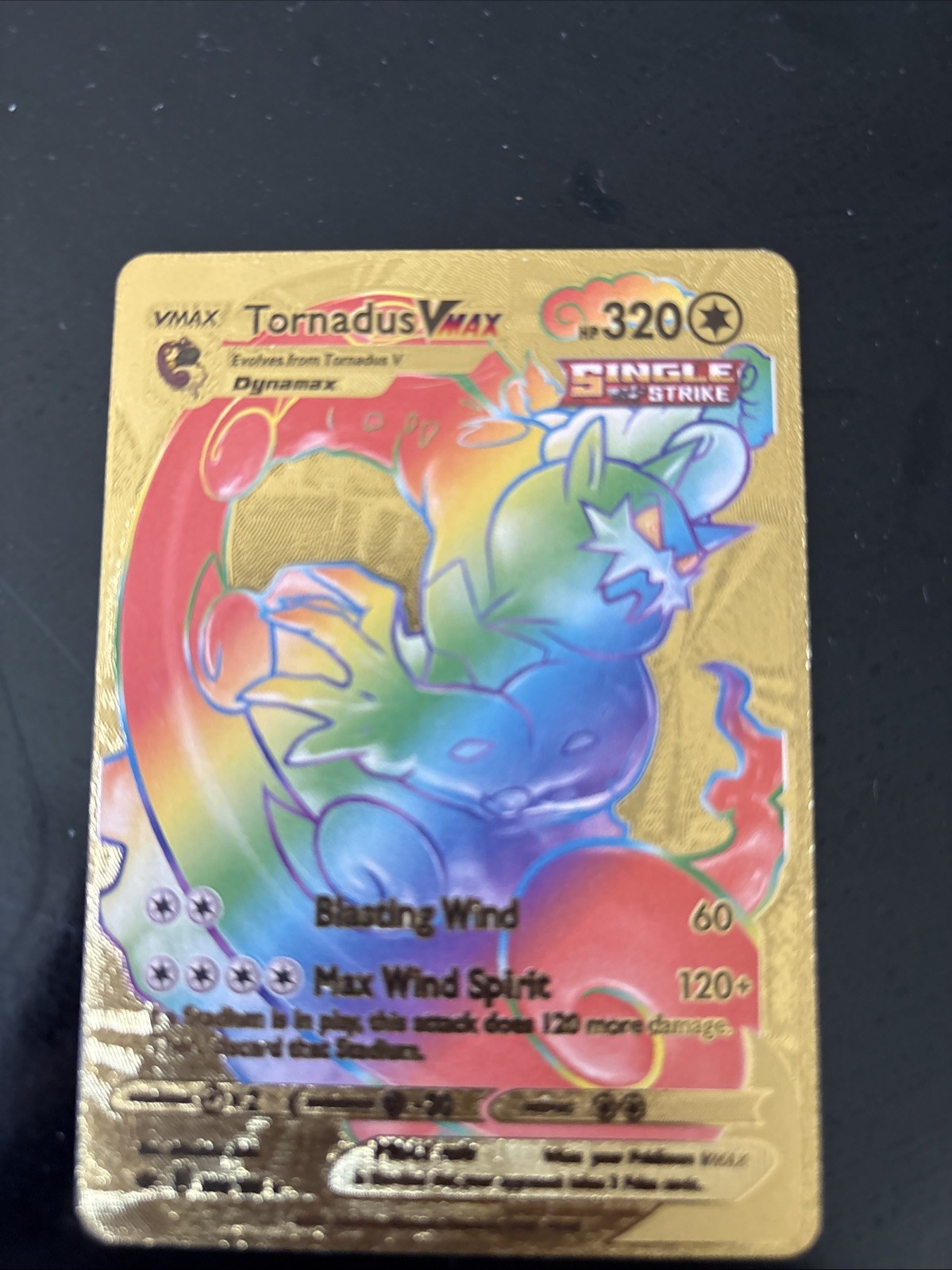 Pokemon TCG Tornadus VMAX 209/198 Chilling Reign Rainbow Secret Rare NM