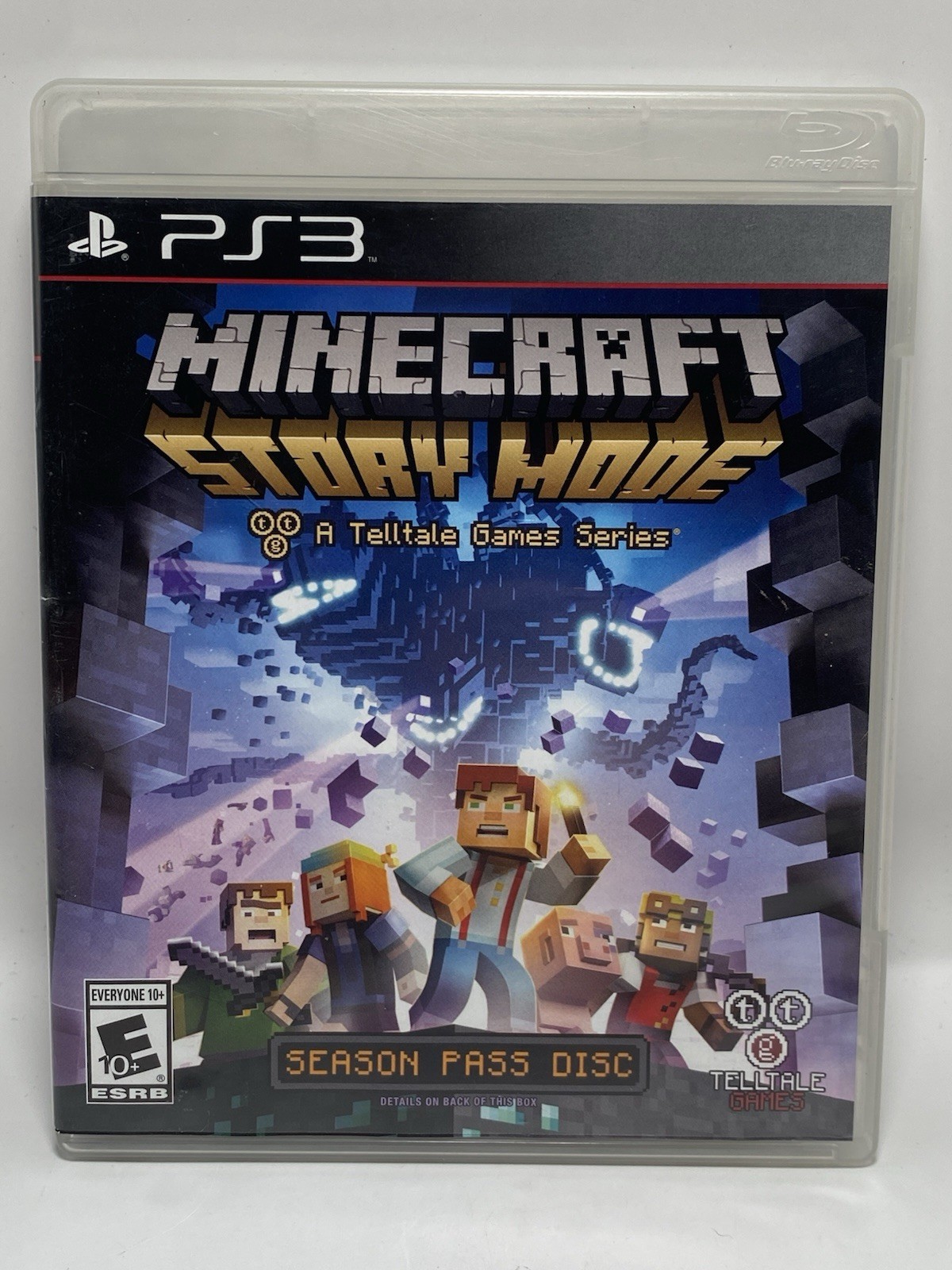 Minecraft: Story Mode -- Season Pass Disc (Sony PlayStation 3, 2015)