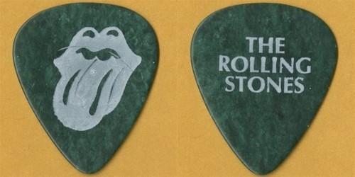 Rolling Stones 1995 Voodoo Lounge tour Keith Richards marble green Guitar Pick