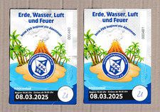 2 alte Tickets __||__ Schürzenball in Narsdorf - FKK 2025 __||__ für den Sammler