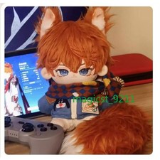 Anime Genshin Impact Game Tartaglia Childe Plush Doll 20cm Dress up Plushie Toy
