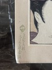 KITAGAWA UTAMARO Miniature Woodblock Art Print Vintage RARE Japanese Japan — photo 3