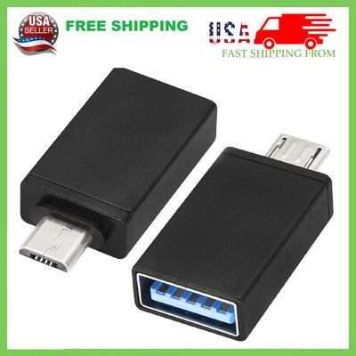 LOT Durable Micro USB OTG Host Adapter Male to 3.0 Female For Android Tablet 