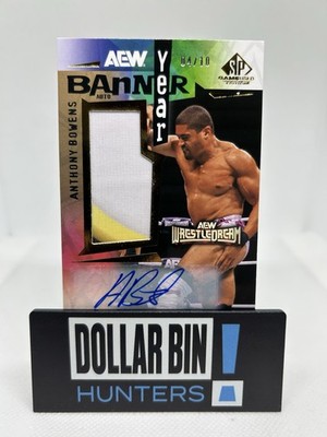 2025 AEW SP Game Used Banner Year Autograph /10 #BYWD-AB Anthony Bowens