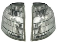 Frontblinker Set in Smoke f&uuml;r Mercedes W202 C-KLASSE graue Blinker Paar TYC