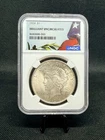 1924 90% Silver Peace Dollar NGC Brilliant Uncirculated Condition!