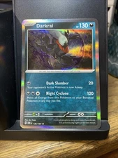 Pokemon S&V Obsidian Flames RARE HOLO Card - Darkrai 136/197