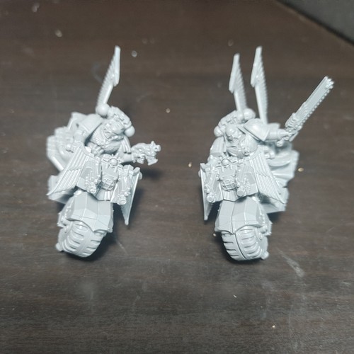 2x Ravenwing Bikers Dark Vengeance Dark Angels Warhammer 40k