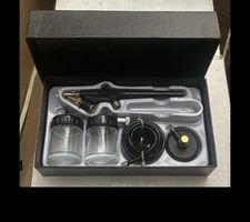 Airbrush System with Airbrush, Jars, Hose, and Accessories in Box