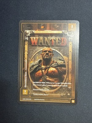 Wonders of the First Wanted Call of the Stones #A20-220/402