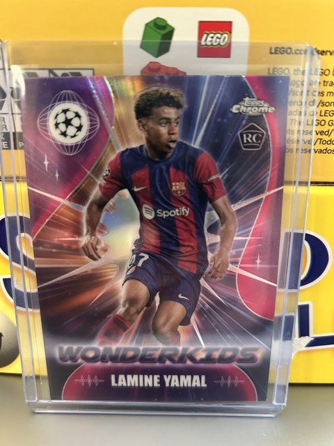 2023-24 Topps Chrome UEFA Club Competitions - Wonderkids Lamine Yamal #WK-3 (RC)