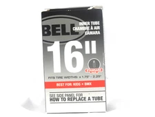 One Bell Bicycle Inner Tube 16 Inch x 1.75: -2.25" Standard Valve Kids BMX NEW