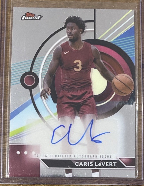 Caris LeVert 2024 Topps Finest Autograph