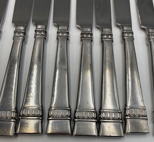 Oneida Cadence Stainless 18/10 Dinner Knives Lot Of 9 - Picture 3 of 9