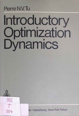 Introductory Optimization Dynamics: Optimal Control with Economics and M 2305276