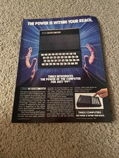 Vintage 1982 TIMEX SINCLAIR 1000 COMPUTER PRINT AD 1980s