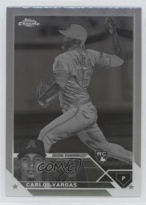 2023 Topps Chrome Update Negative Refractor Carlos Vargas #USC162 Rookie RC 0e7k