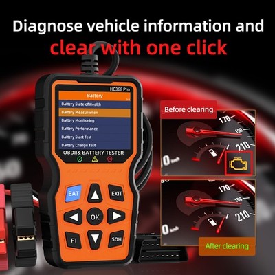 2026 HC368 PRO OBD2 Scanner Code Reader OBD II Check Engine Car Diagnostic Tool
