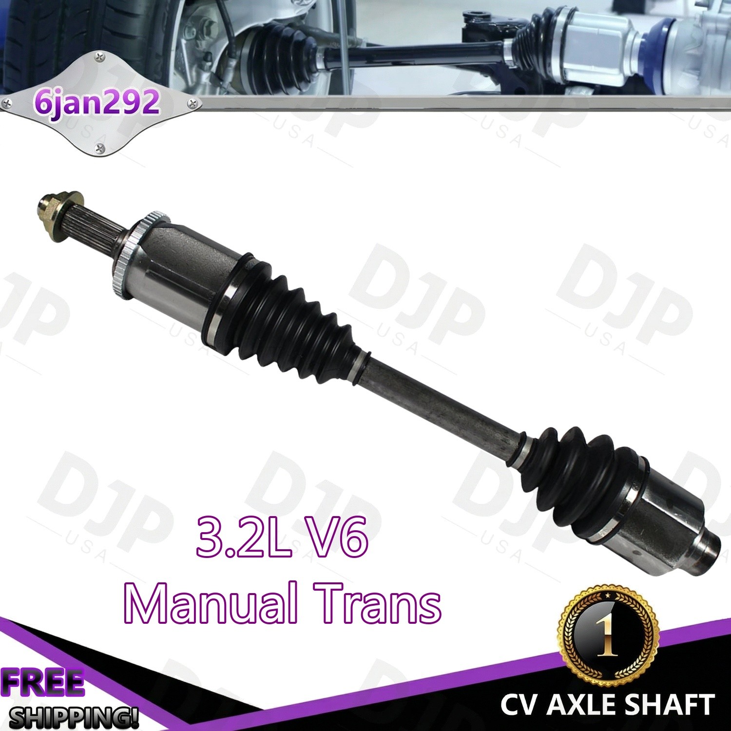 Rear Passenger Side CV Axle Shaft for 1991-2005 Acura NSX 3.2L V6 Manual Trans