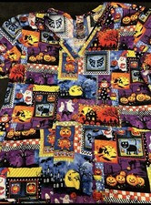 Halloween Scrub Top