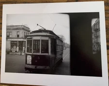 1944 Bay Ridge 86th Street Trolley West End Brooklyn New York City NYC Photo