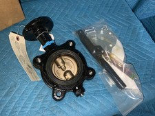 MILWAUKEE VALVE CL223E 3 Butterfly Valve,Lug,3 In,CI,EPDM Liner 1JBD5 (S1E4)