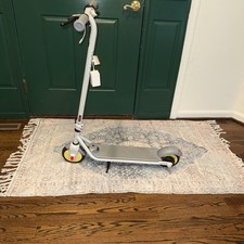 Segway Ninebot ZING C10 Kids Electric Scooter White LED 3 Modes Charger Tested