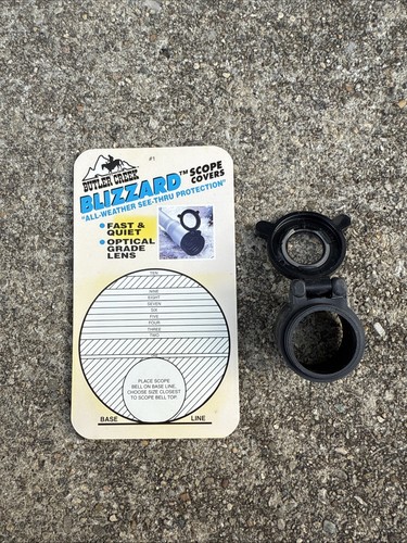 Butler Creek Blizzard Scope Objective Flip Open See Through Cover Size 1 (1”)