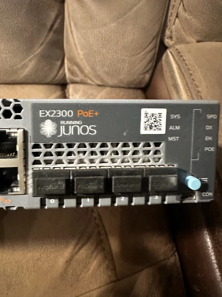 Juniper EX2300-48P Switches Managed Poe+ Junos 48 Port. TESTED. W Power cord. - Image 3 of 4