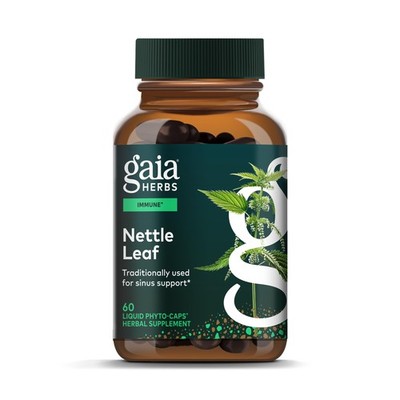 Gaia Herbs Stinging Nettle Leaf - Respiratory  Immune Health Support* -
