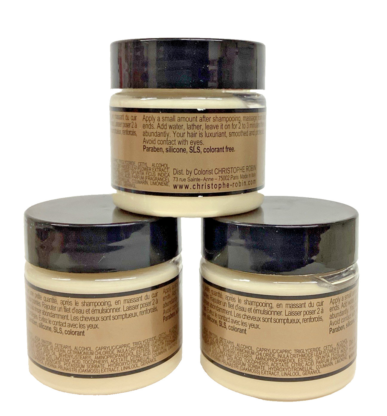 Christophe Robin Regenerating Mask with Prickly Pear Oil, 1.7 Oz x 9