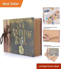 DIY Adventure Scrapbook Photo Album - Personalized Keepsake for Memories