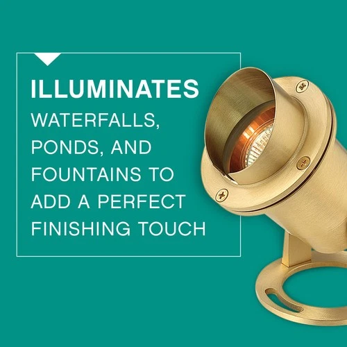 Hinkley Lighting 1539 12v 50w 1 Light Up Lighting Submersible - Brass - Picture 4 of 4