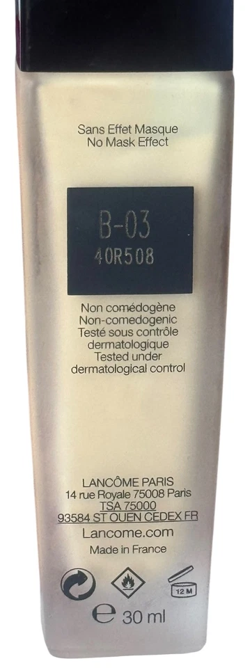 Lancôme Teint Idole Ultra Wear Foundation B-03 SPF 38 PA+++ 30ml New in Box - Image 4 of 4