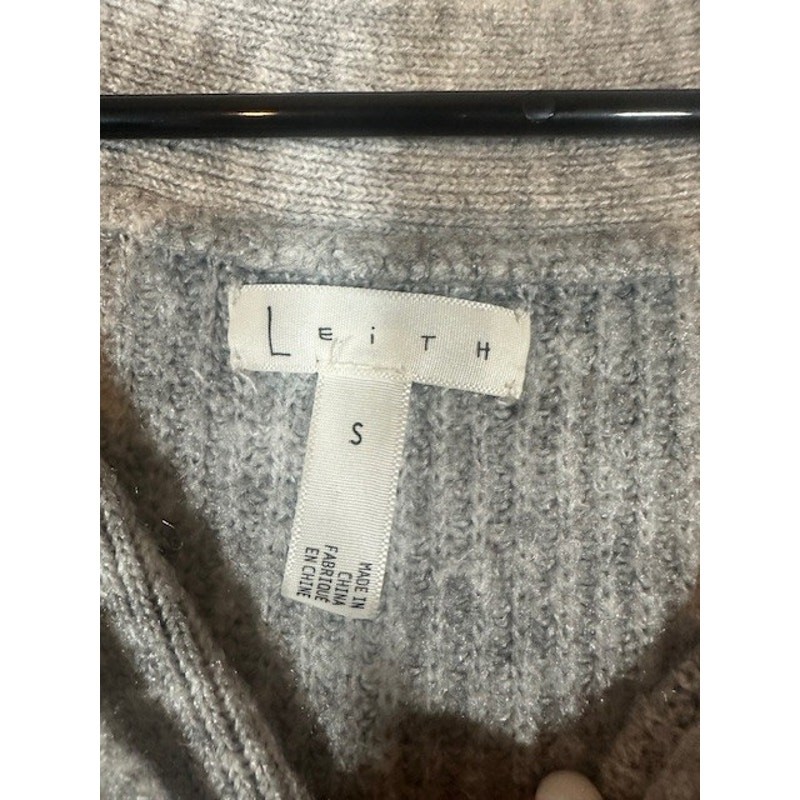 Leith Gray Long Sleeve Basic Simple Pullover Knit… - image 7