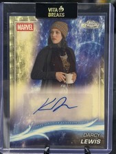 2025 Marvel Topps Chrome Darcy Lewis Only 1/1 Superfractor Auto Kat Dennings