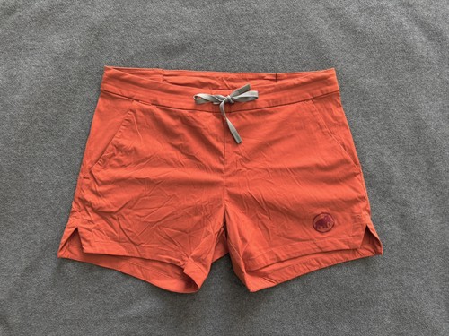 Mammut Hueco Shorts Womens 4 Terra Cotta Orange Hiking Climbing Stretch Inseam 4