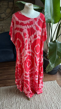 New Collection Coral Short Sleeve Round Neck Pop Over Maxi Dress O/SNew Tags