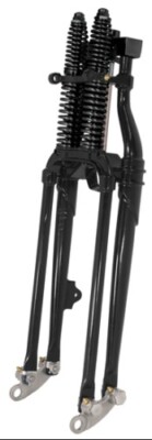 Black 20'' Springer Front Fork Suspension For Harley  Bobber 35252 1936-2017