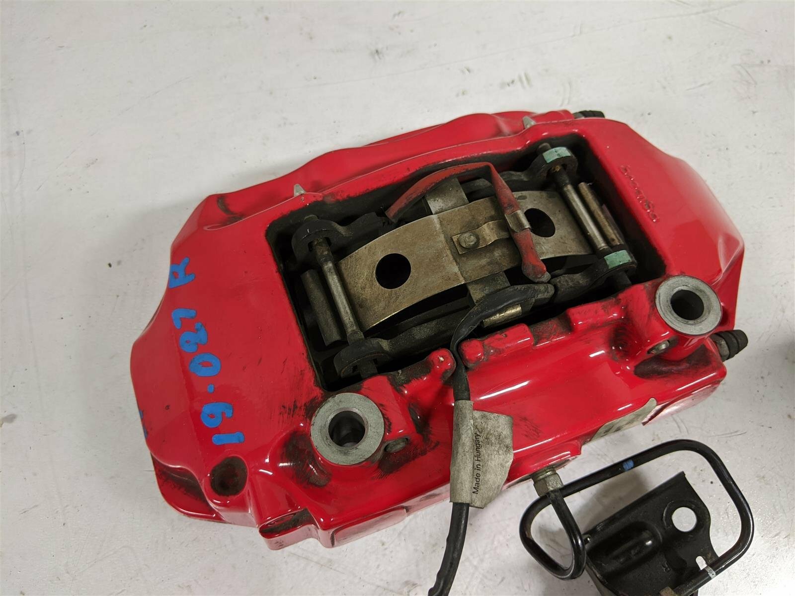 17 18 19 20 Acura Nsx Fif Rear Right Passenger Brake Caliper 43018-T6n-A21 Red