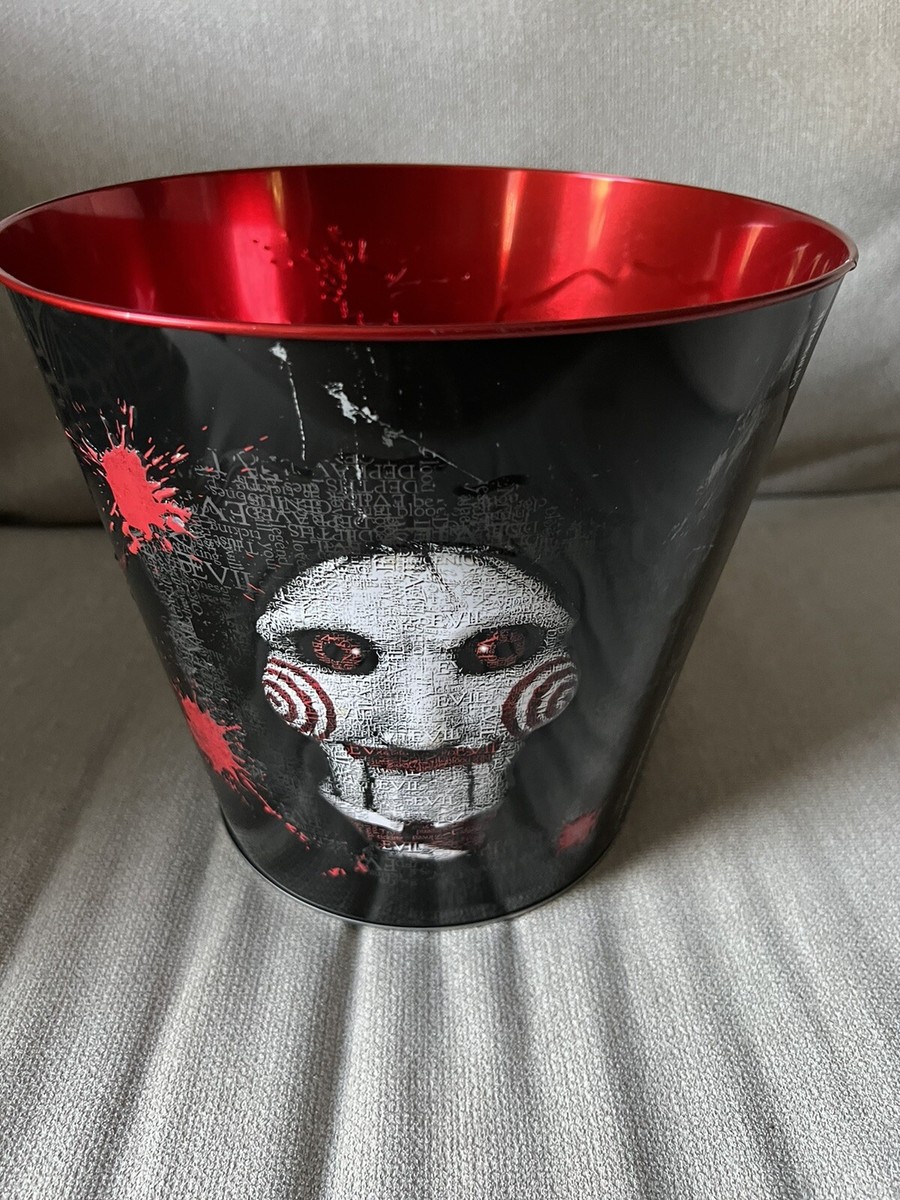 Saw X Movie XL Souvenir Popcorn Tin Bucket Regal Exclusive Jigsaw