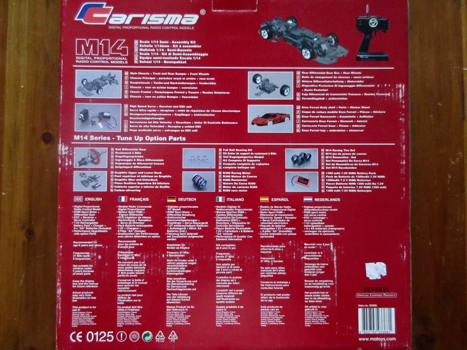 Car-Kit RADIO-CONTROL - ENSO FERRARI M14