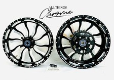 STOCK SIZE BLACK CONTRAST INFERNO WHEELS 13-20 SUZUKI HAYABUSA ABS