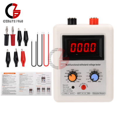 0-3800V IGBT Transistor Tester Diode MOS Triode LED MOV Withstand Voltage Tester