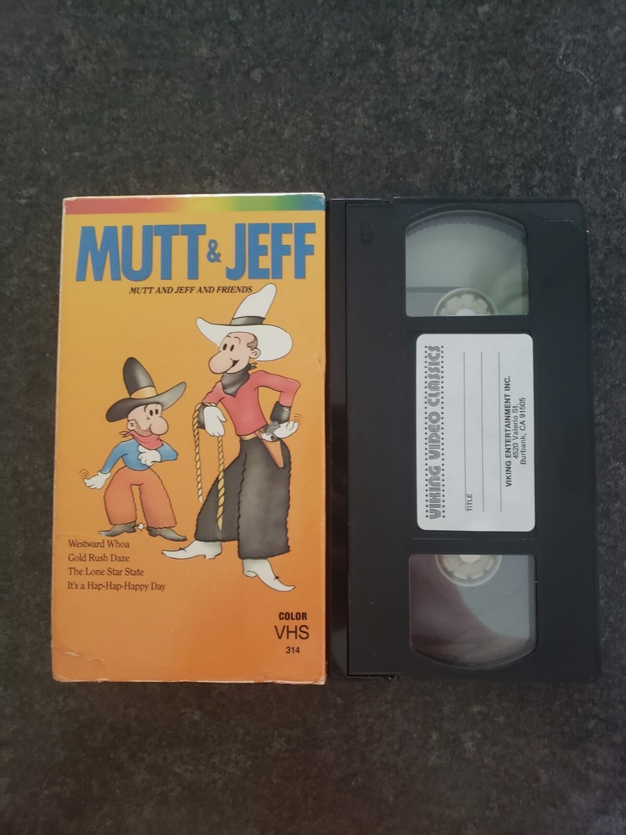 Mutt & Jeff (VHS 1988) 314. Westward Whoa, Gold Rush Daze, Lone